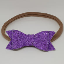 2.75 Inch Ivy Chunky Glitter Bow - Orchid
