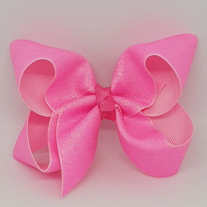 4 Inch Boutique Bow - Sublimated Glitter