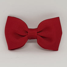 2.5 Inch Tuxedo Hair Bows - Reds