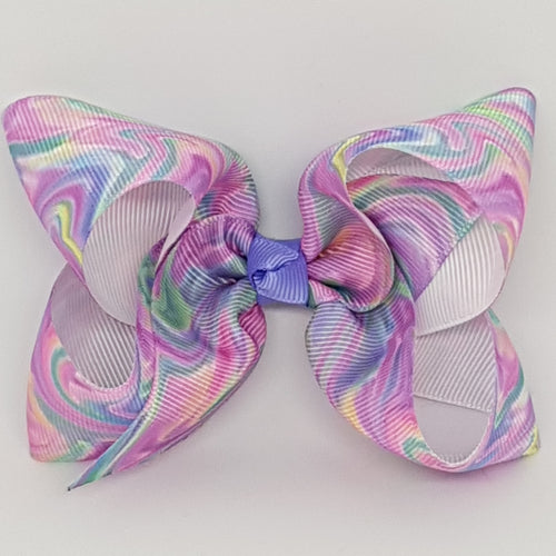 4 Inch Boutique Bow - Camouflage / Tie Dye