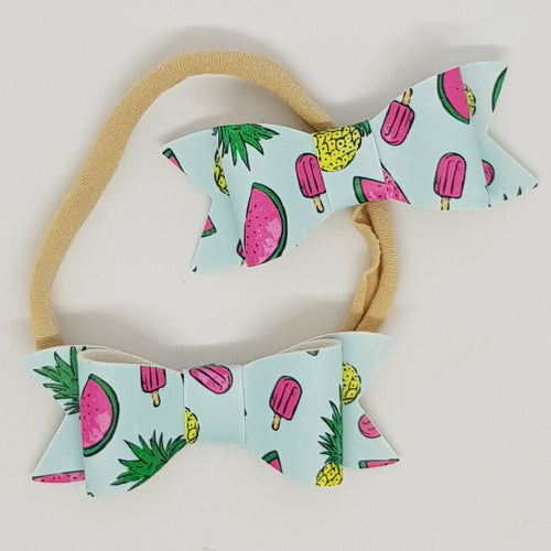 2.75 Inch Ivy Bow - Tropical Treats