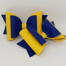 4.3 Inch Natalie Bow - Blue & Yellow