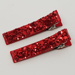 Glitter Essentials Clip Set - Reds