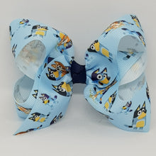 4 Inch Boutique Bow - Bluey