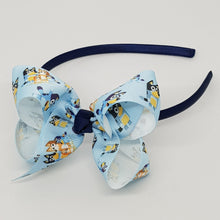 4 Inch Boutique Bow - Bluey