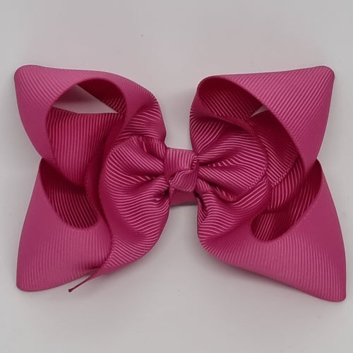 4 Inch Boutique Bow - Raspberry Rose