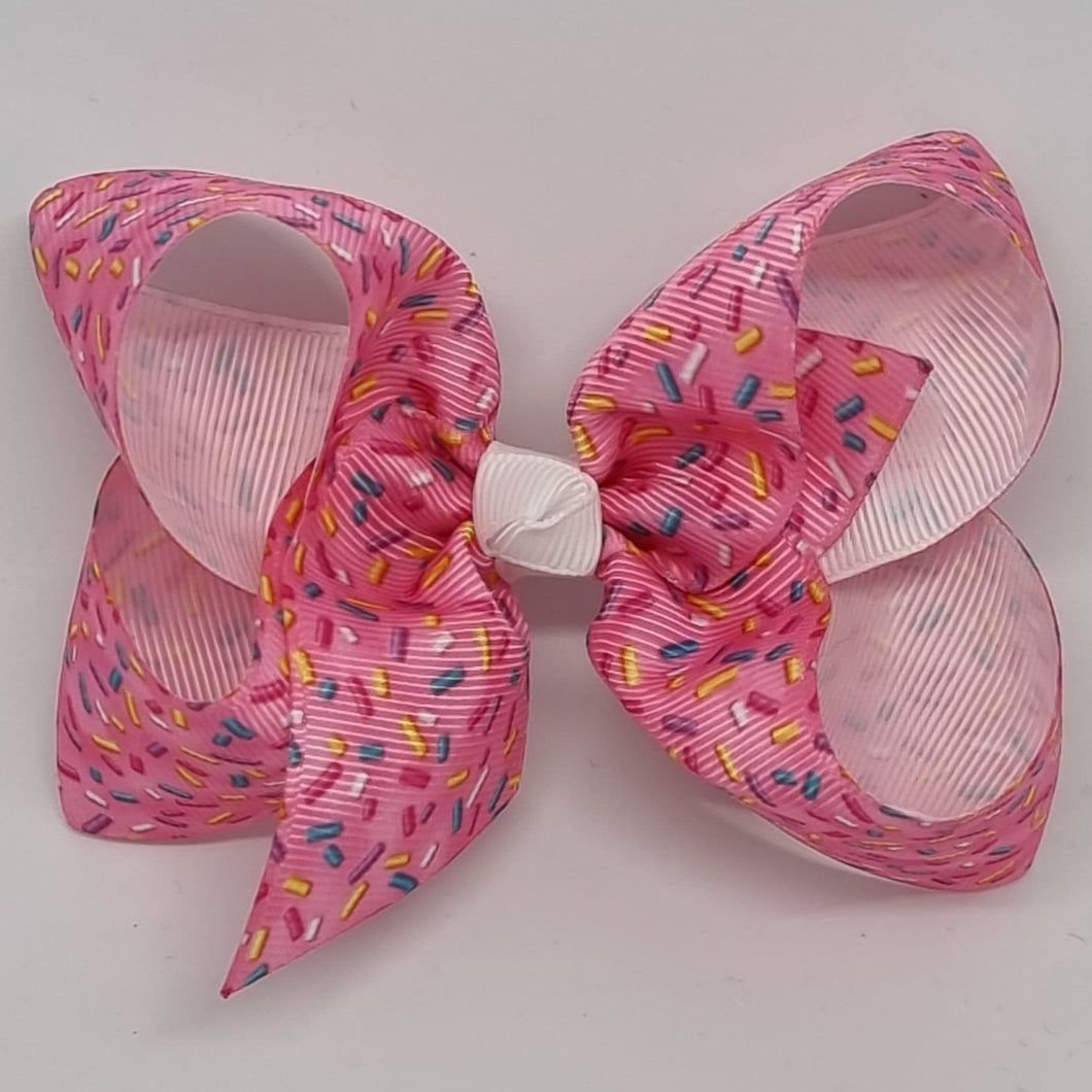 4 Inch Boutique Bow - Sprinkles