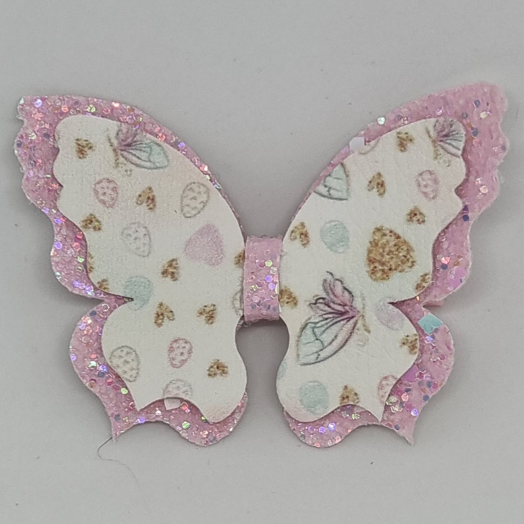 Double Fancy Butterfly Clip - Butterfly Love