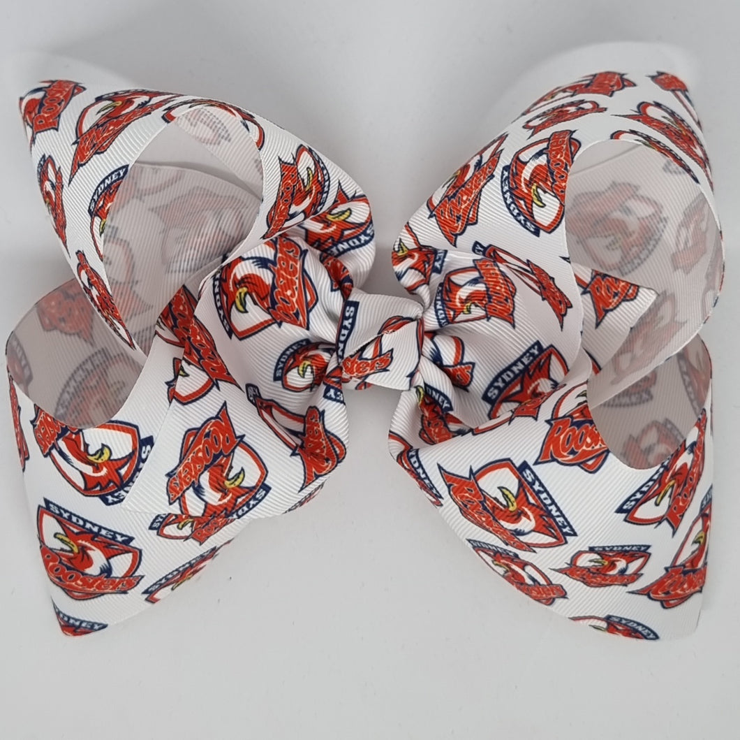 8 Inch Boutique Bow - Sydney Roosters