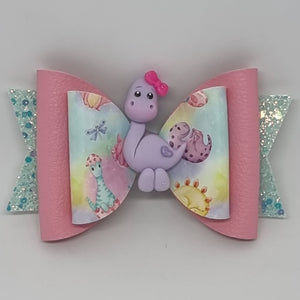 4.3 Inch Deluxe Natalie Bow - Brontosaurus