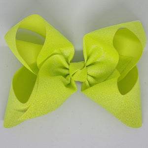 8 Inch Boutique Bow - Sublimated Glitter Pineapple