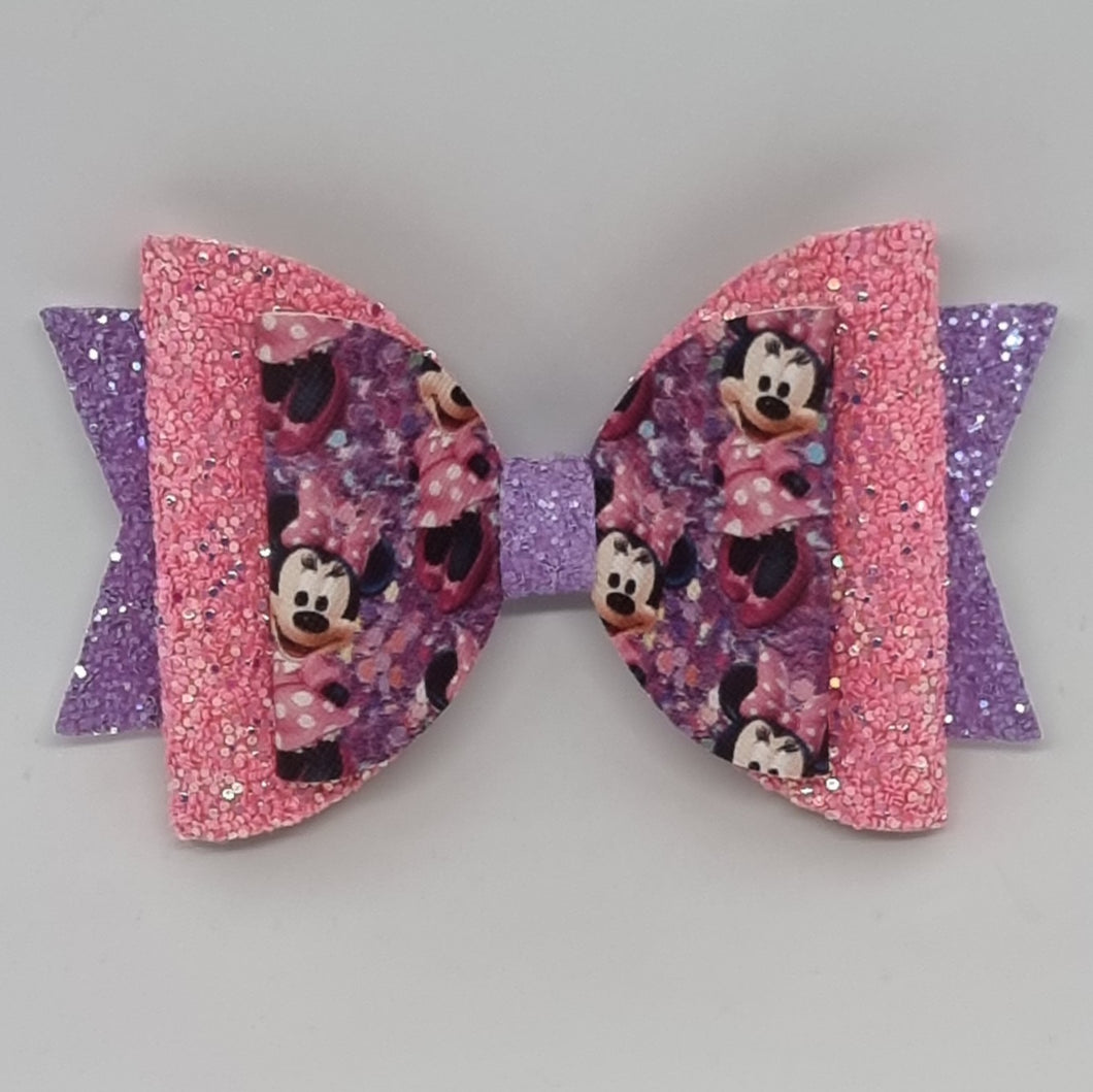 4.3 Inch Natalie Bow - Minnie Mouse