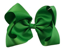 8 Inch Boutique Bow - Greens