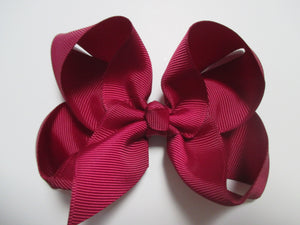 4 Inch Boutique Bow - Reds