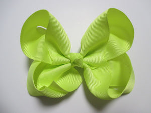 4 Inch Boutique Bow - Yellow & Oranges