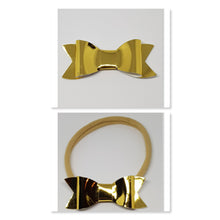 2.75 Inch Ivy Metallic Mirror Effect Faux Leather - Gold