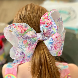 8 Inch Boutique Bow - Hummingbird