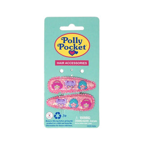 Polly Pocket Glitter Snap Clips