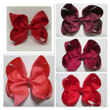 4 Inch Boutique Bow - Reds