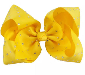 8 Inch Boutique Bow with Bling