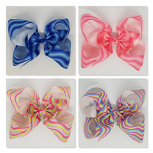 8 Inch Boutique Bow - Waves